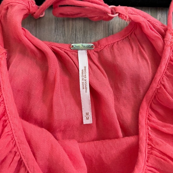 Free People Asymmetric Tiered Ruffle Tank Size Medium - Picture 3 of 3